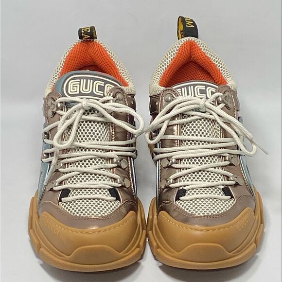 Gucci Flashtrek Leather Sneaker size 36.5 - Picture 4 of 14